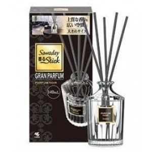 Kobayashi Parfum Noir Ароматический диффузор для дома с палочками, парфюмированный, 140 мл
