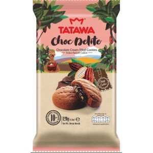 Tatawa Печенье со сливочно-шоколадным кремом, 120 гр