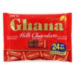 Lotte Ghana Шоколад молочный семейная пачка, 92 гр