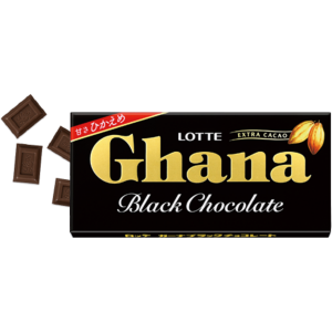 Lotte Ghana Шоколад чёрный, 50 г