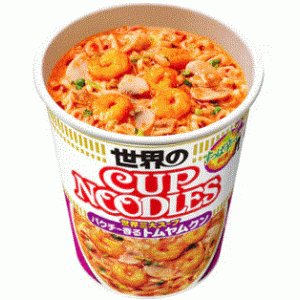 Nissin Cup Noodle Лапша Ниссин со вкусом супа Том ям, 75 г