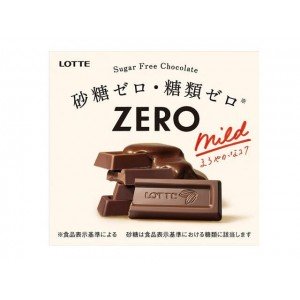 Lotte ZERO MILD Шоколад без сахара, 50 гр