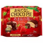 LOTTE Choco Pie Пирожное Чоко Пай Клубника (31гр х9шт), 279 гр