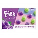 Lotte Fit's Grape Mix Жевательная резинка со вкусом винограда, 12 шт
