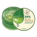 THE SAEM Jeju Fresh Aloe Soothing Gel 99% Экстраувлажняющий многофункциональный крем-гель 99% Aloe Vera, 300мл