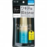LION "Ban" Premium Label Дезодорант-антиперспирант на основе нано-ионных частиц, с легким ароматом свежести, 40 мл