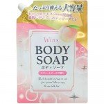 Nihon Wins Body Soap Peach Увлажняющий гель для душа с экстрактом листьев персика, 1000 мл