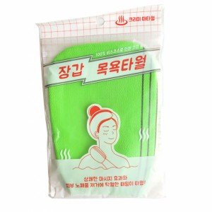 CLEAN&BEAUTY Viscose Glove Bath Towel Мочалка-варежка для тела из вискозы с подкладом на резинке