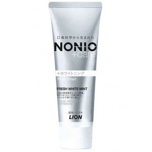 LION Nonio Профилактическая зубная паста против потемнения зубов и удаления неприятного запаха, отбеливание и комплексный уход, аромат фруктов и мяты, 130 г